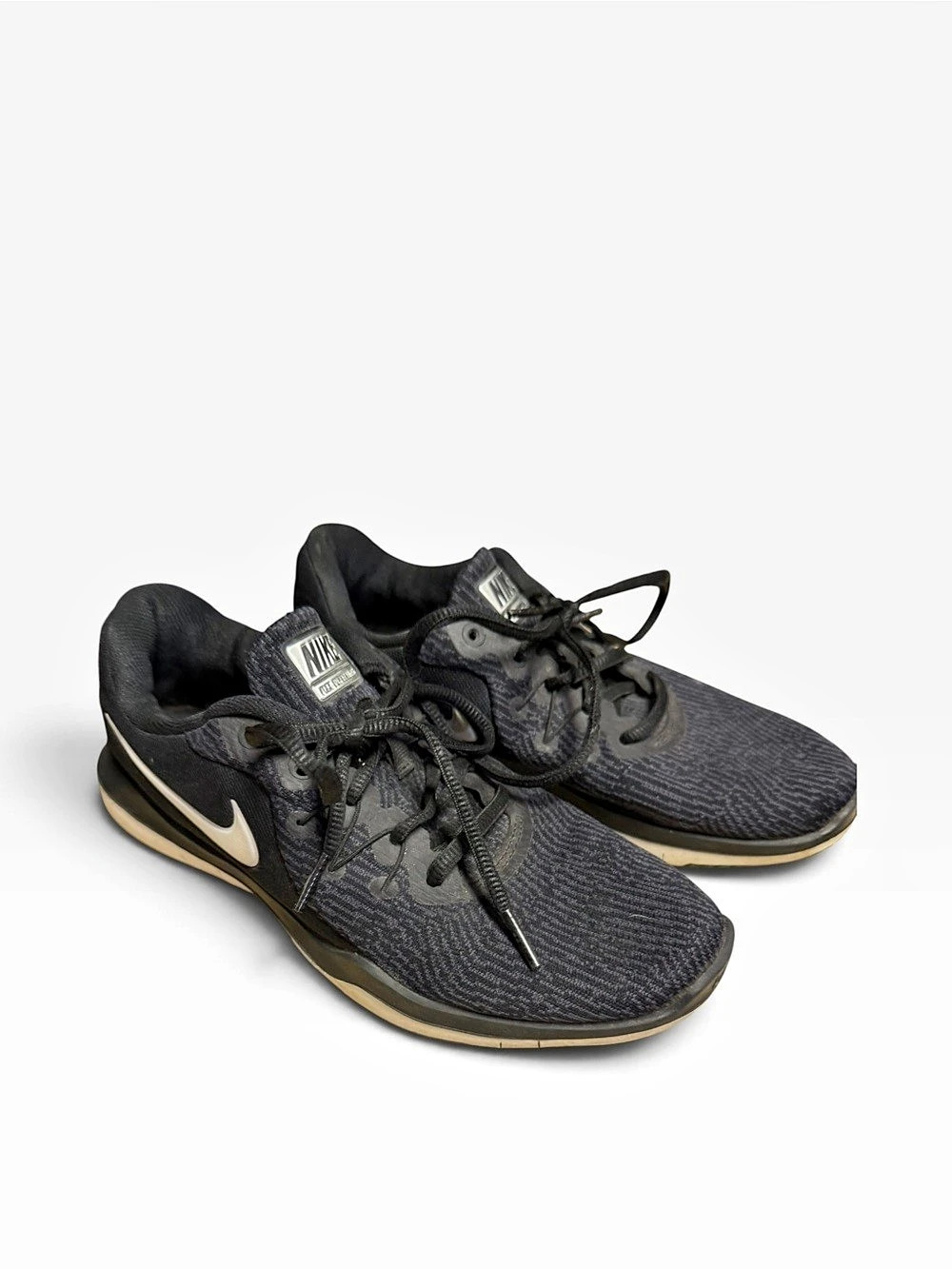 Nike Air Max Sequent Athletic Shoes Black & White US 6.5